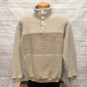 Outdoor Voices Megafleece Snap Up Pullover Sweater